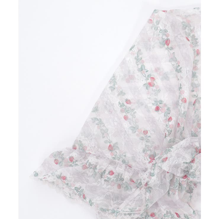 苺柄マルチＷＡＹストール | axes femme | 詳細画像14 