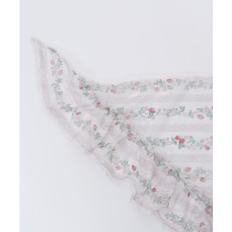 苺柄マルチＷＡＹストール | axes femme | 詳細画像15 