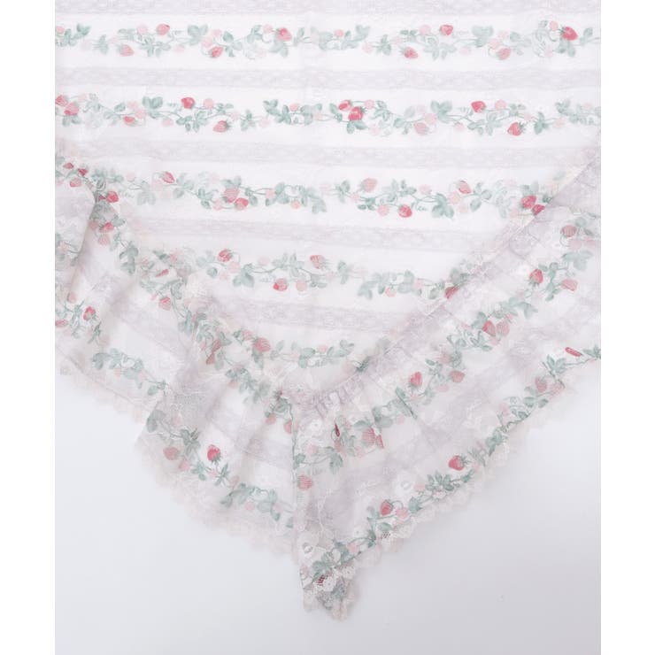 苺柄マルチＷＡＹストール | axes femme | 詳細画像16 