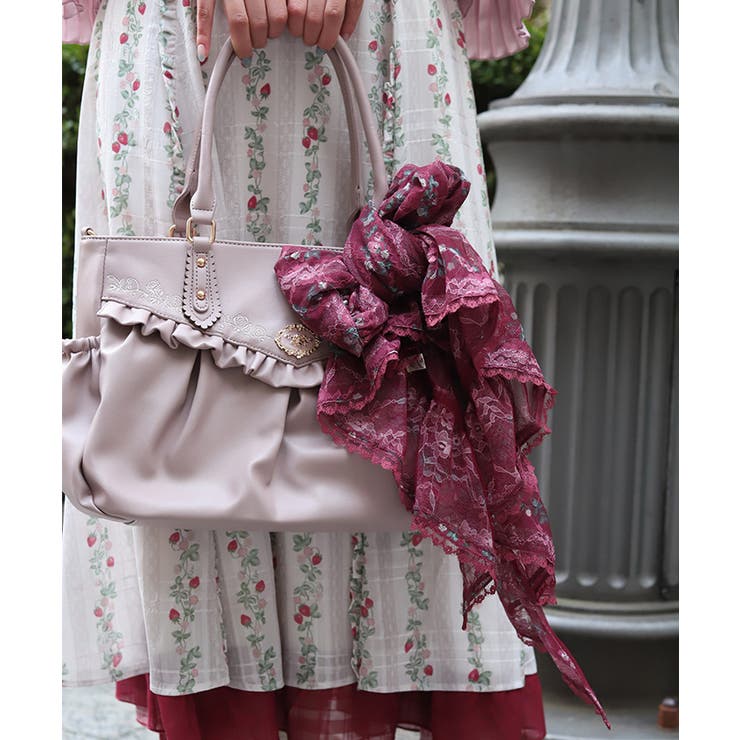 苺柄マルチＷＡＹストール | axes femme | 詳細画像2 