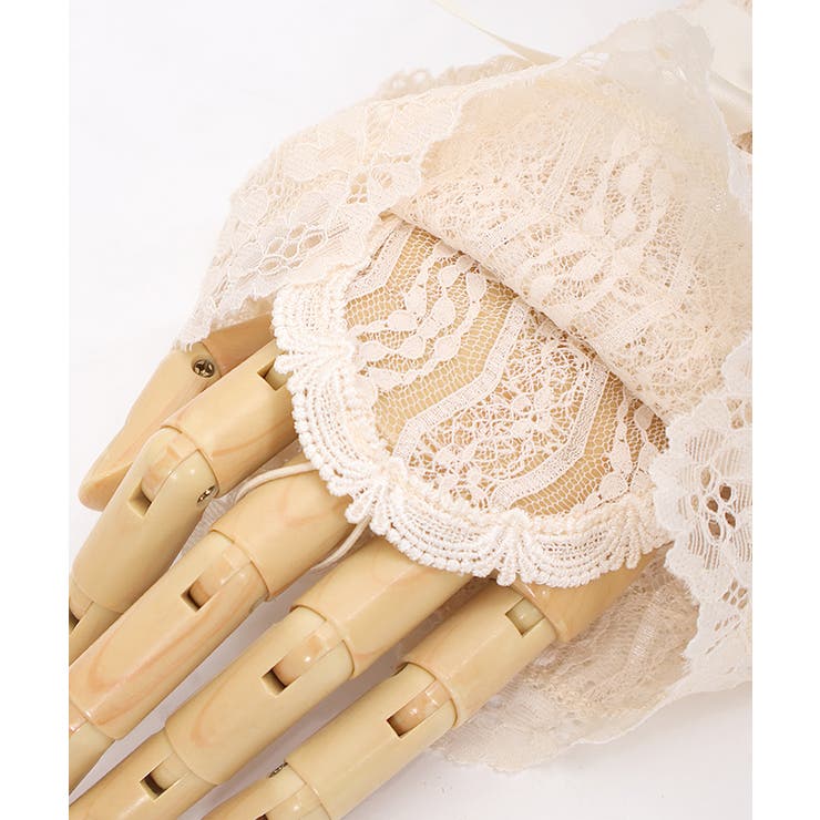 ローズリボンレースカフス[品番：IGAW0005683]｜axes femme