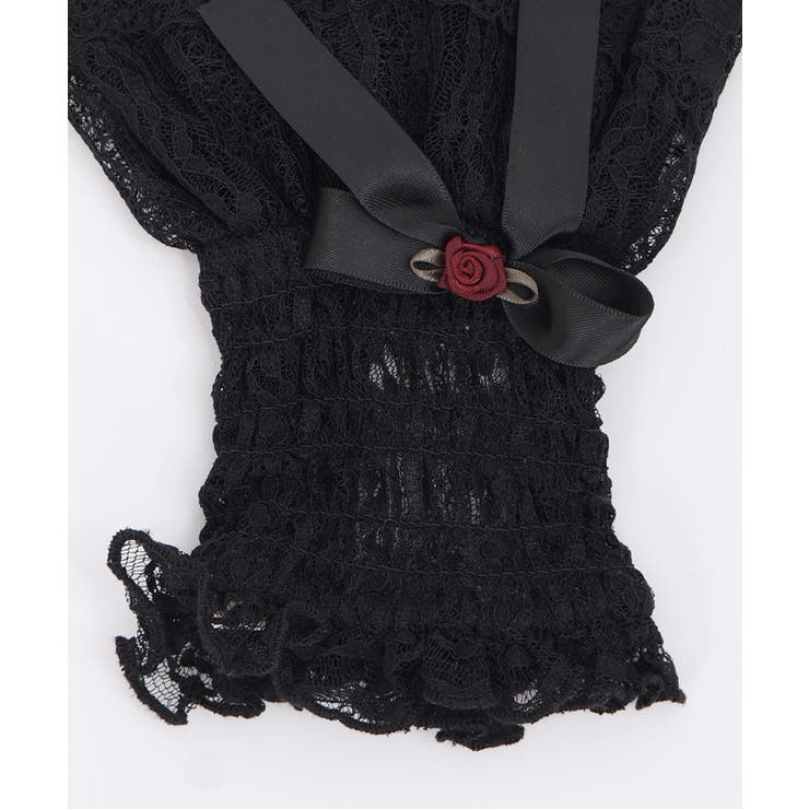 ローズリボンレースカフス[品番：IGAW0005683]｜axes femme