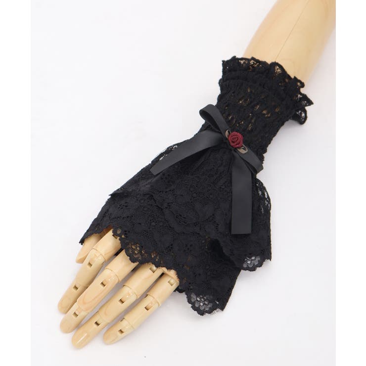ローズリボンレースカフス[品番：IGAW0005683]｜axes femme