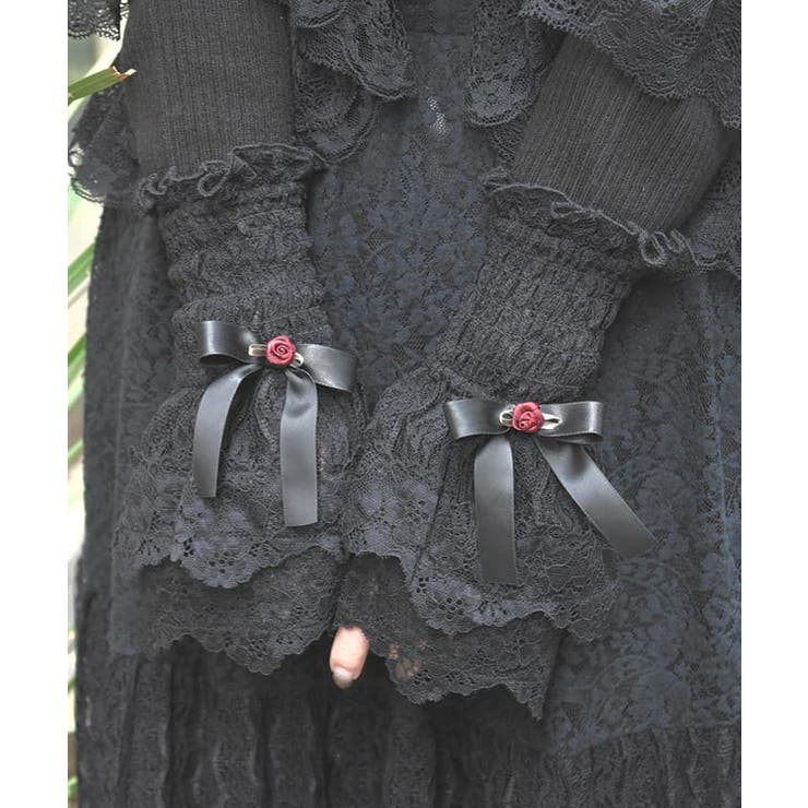 ローズリボンレースカフス[品番：IGAW0005683]｜axes femme