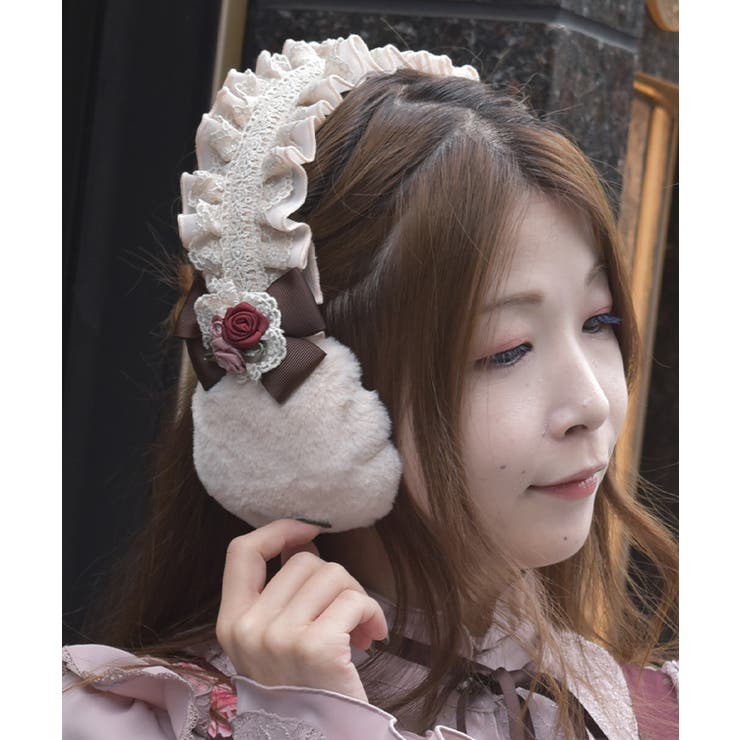 ヘッドドレス風イヤーマフ[品番：IGAW0007132]｜axes femme