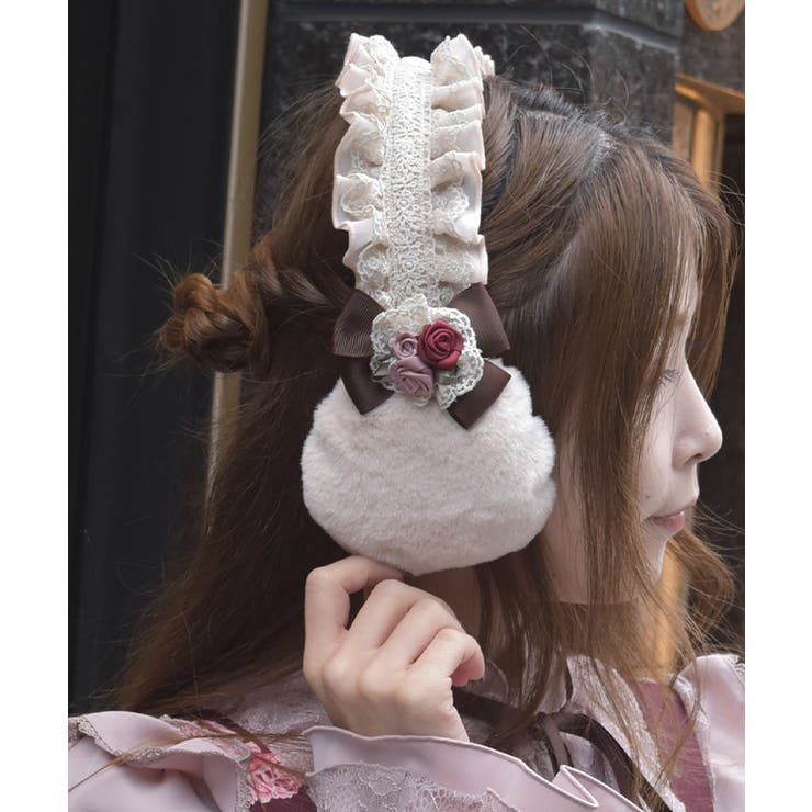 ヘッドドレス風イヤーマフ[品番：IGAW0007132]｜axes femme