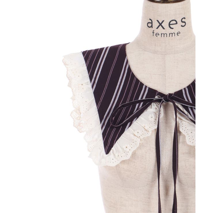 ストライプセーラー付け衿 | axes femme | 詳細画像16 
