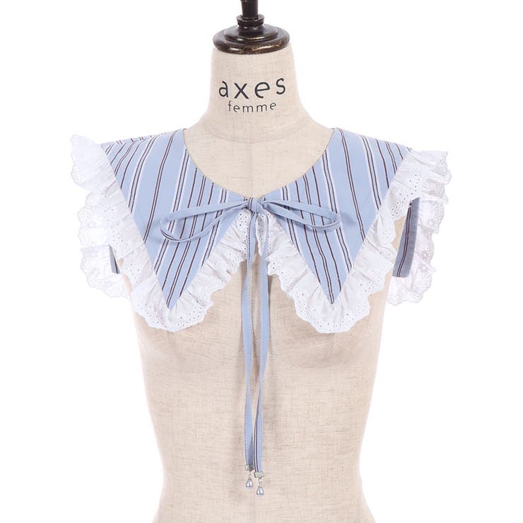 ストライプセーラー付け衿 | axes femme | 詳細画像8 