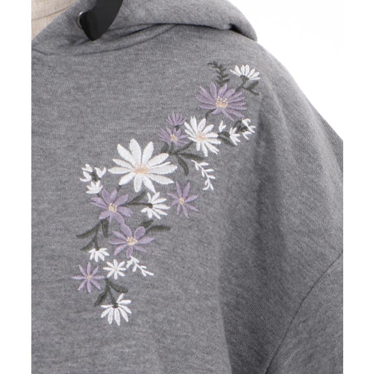 花刺繍パーカー[品番：IGAW0001389]｜axes femme（アクシーズ