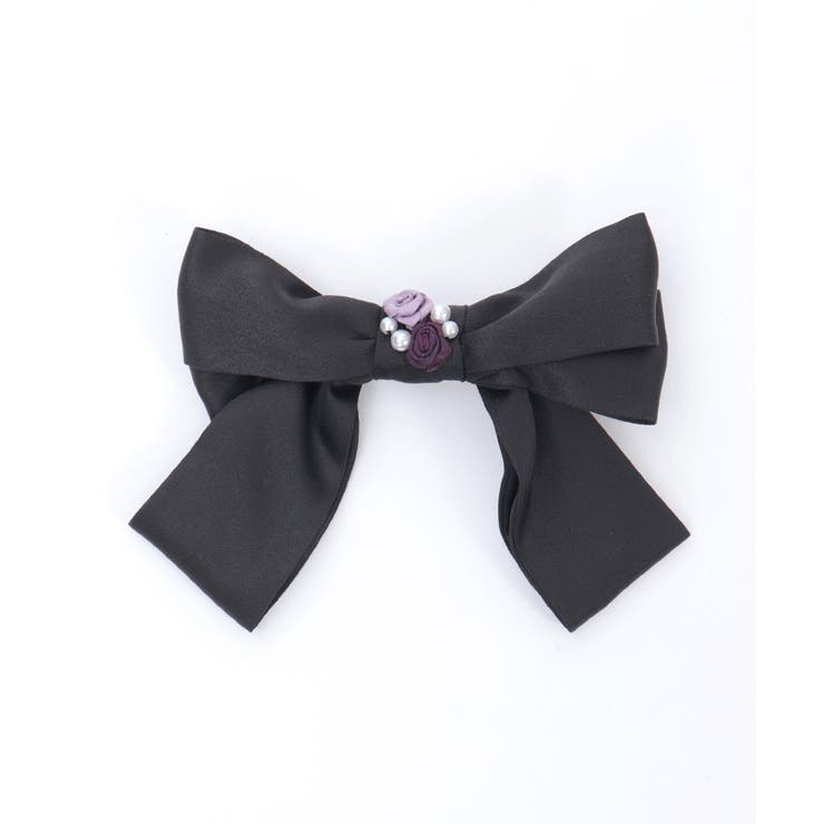 巻き薔薇リボンヘアクリップ | axes femme | 詳細画像7 