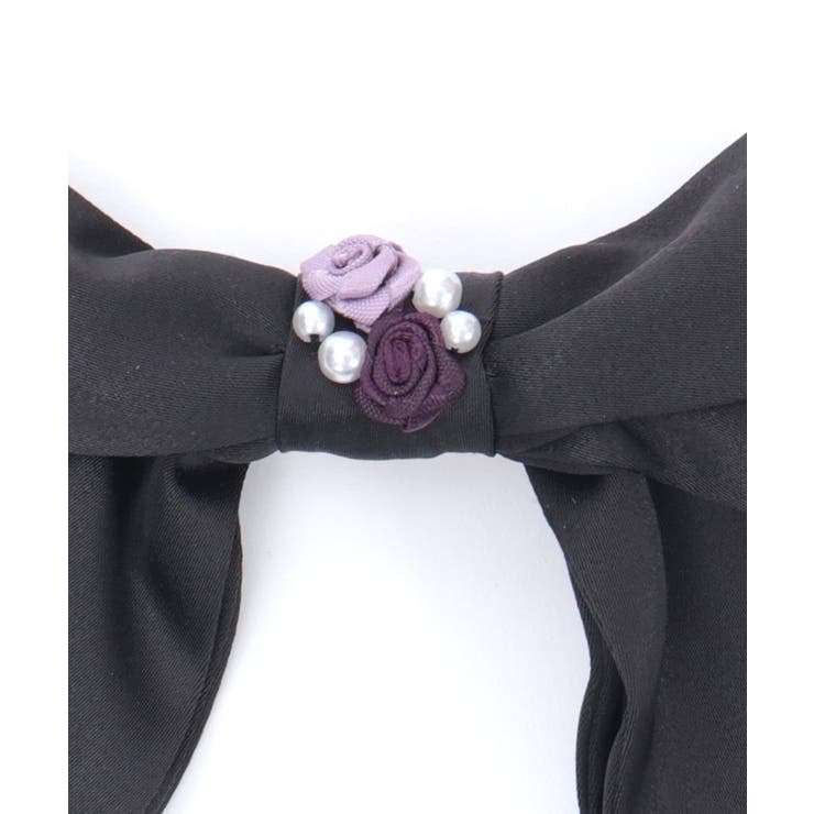 巻き薔薇リボンヘアクリップ | axes femme | 詳細画像9 