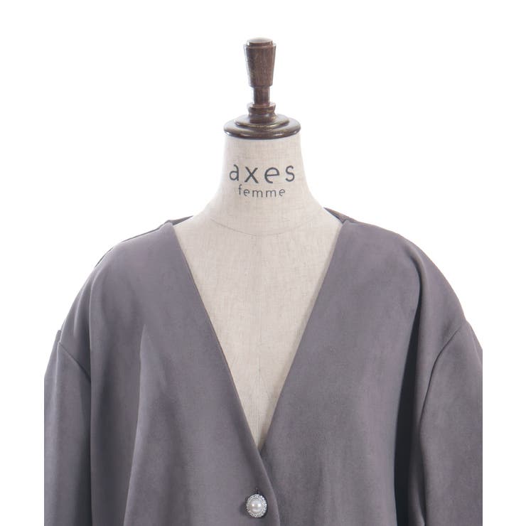 スエードコーディガン | axes femme | 詳細画像25 