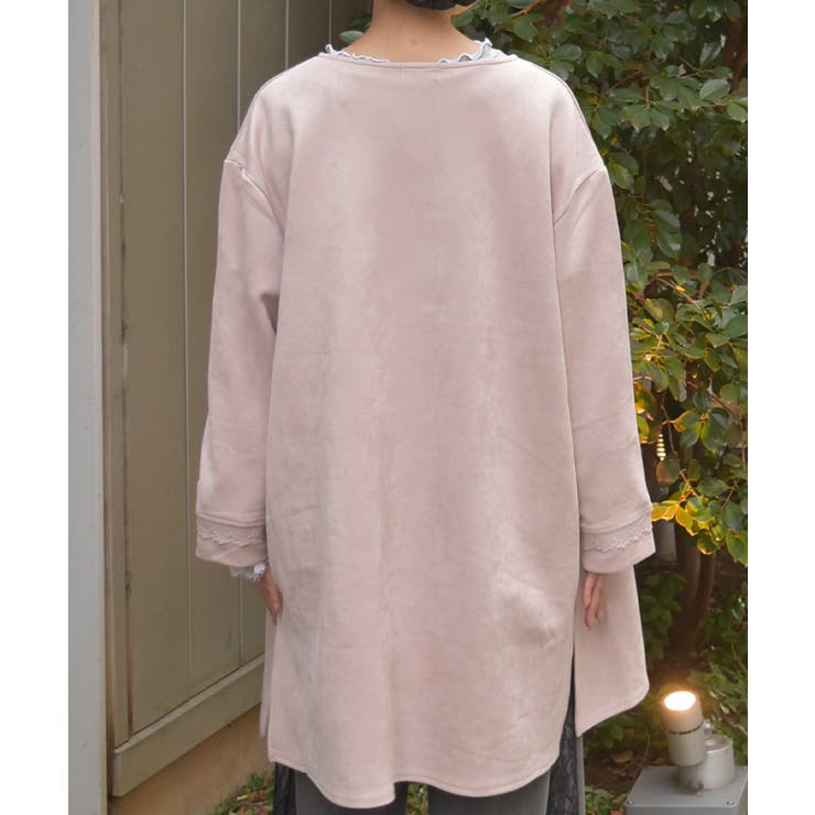 カットスエードコーディガン | axes femme | 詳細画像3 