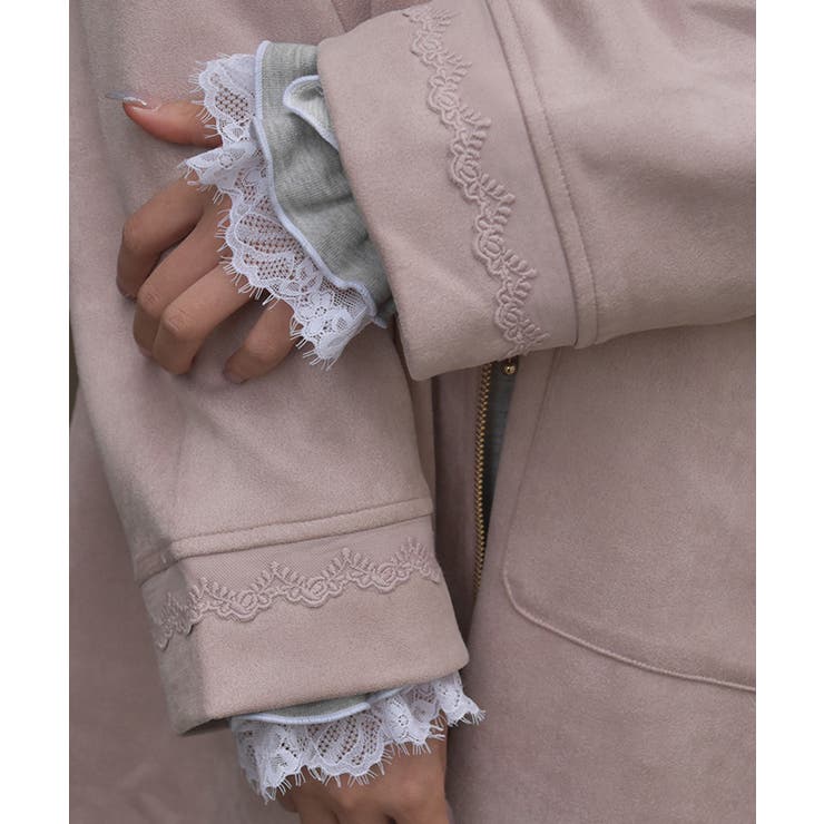 カットスエードコーディガン | axes femme | 詳細画像4 