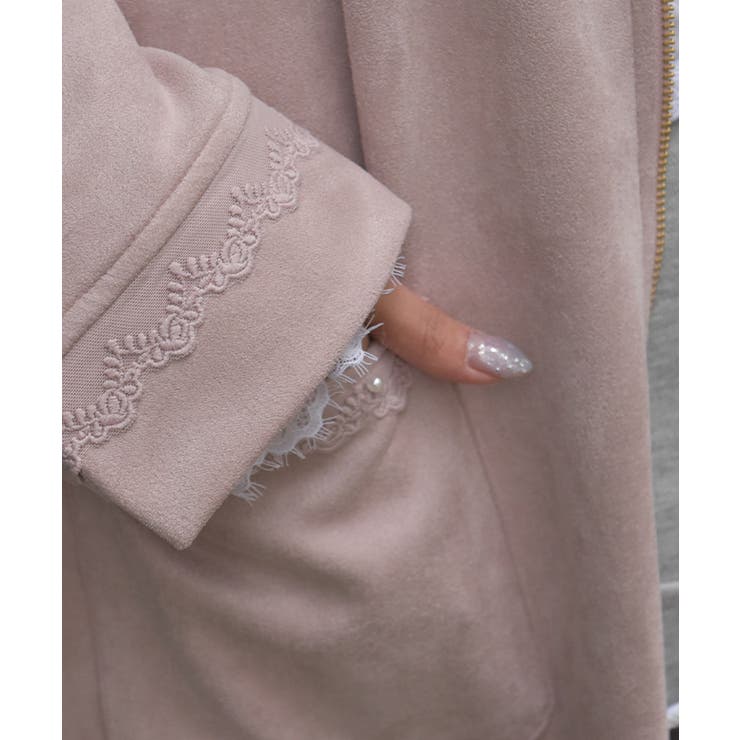 カットスエードコーディガン | axes femme | 詳細画像5 