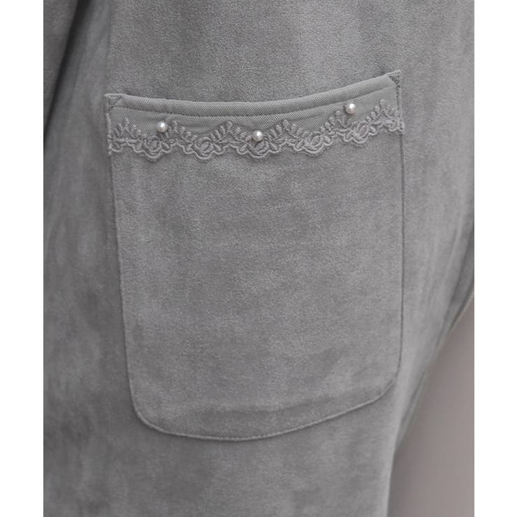 カットスエードコーディガン | axes femme | 詳細画像8 