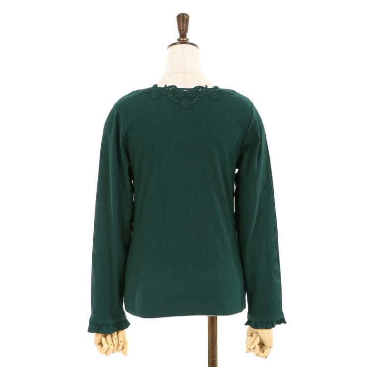 モチーフレース長袖インナー[品番：IGAW0000449]｜axes femme