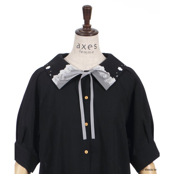 miffy／襟ブラウス[品番：IGAW0002111]｜axes femme