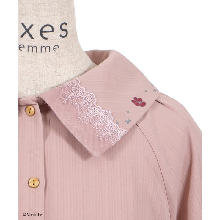 axes☆ｍｉｆｆｙ☆襟ブラウス☆ピンク☆レディース F miffy／襟ブラウス[品番：IGAW0002111]｜axes femme