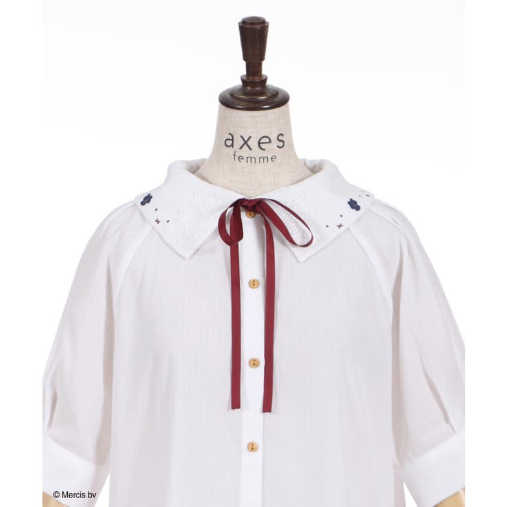 miffy／襟ブラウス[品番：IGAW0002111]｜axes femme
