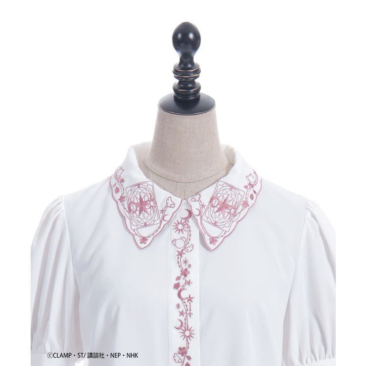 axes femme カードキャプターさくら ブラウス サクラカード ピンク カードキャプターさくら／ブラウス | 衣料 | axes femme online shop