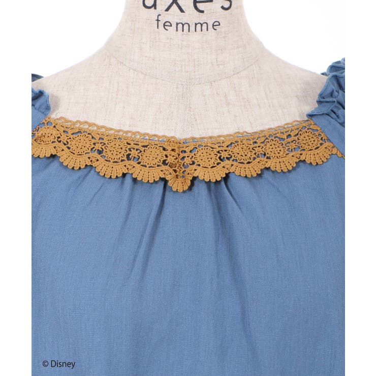 axes femme - アクシーズファム　ディズニーコラボ　アラジン／刺繍トップス　M 新品 アラジン／刺繍トップス[品番：IGAW0001739]｜axes femme