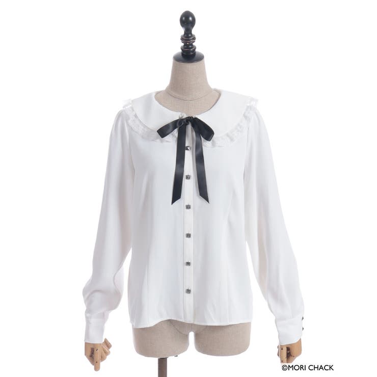 『グルーミー』レースブラウス | axes femme | 詳細画像11 