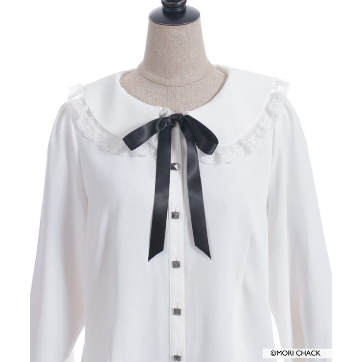 『グルーミー』レースブラウス | axes femme | 詳細画像14 