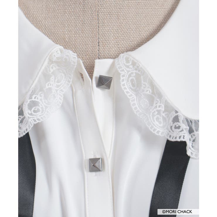 『グルーミー』レースブラウス | axes femme | 詳細画像16 