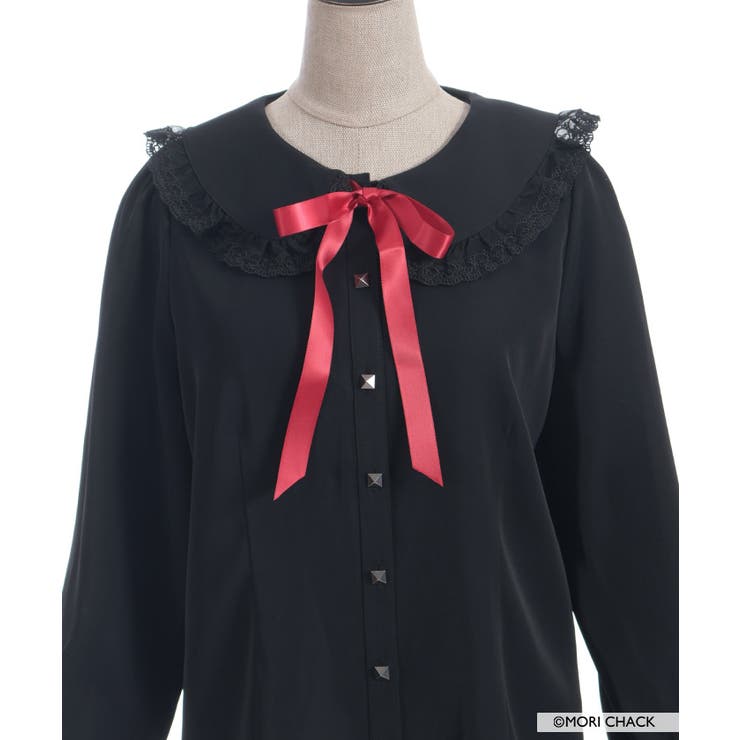 『グルーミー』レースブラウス | axes femme | 詳細画像24 