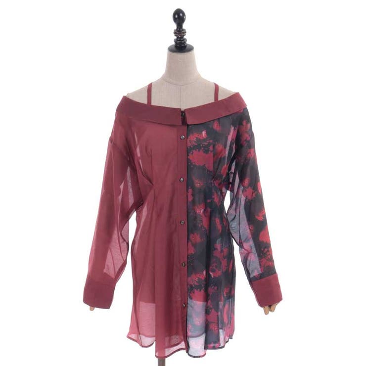 ポイズンベリーシアーシャツ | axes femme | 詳細画像17 