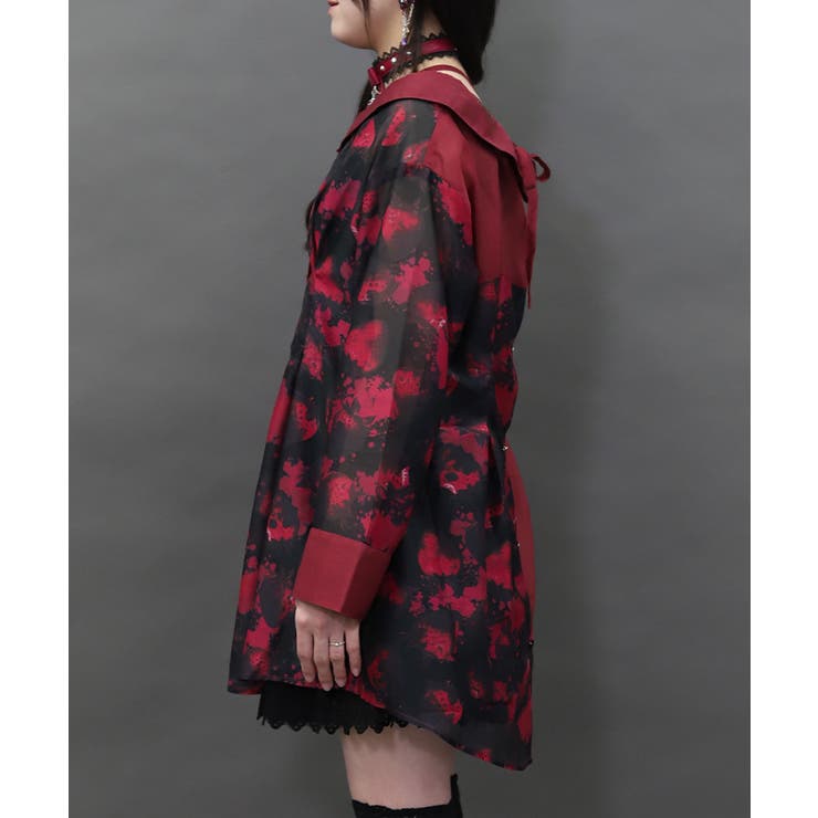 ポイズンベリーシアーシャツ | axes femme | 詳細画像2 