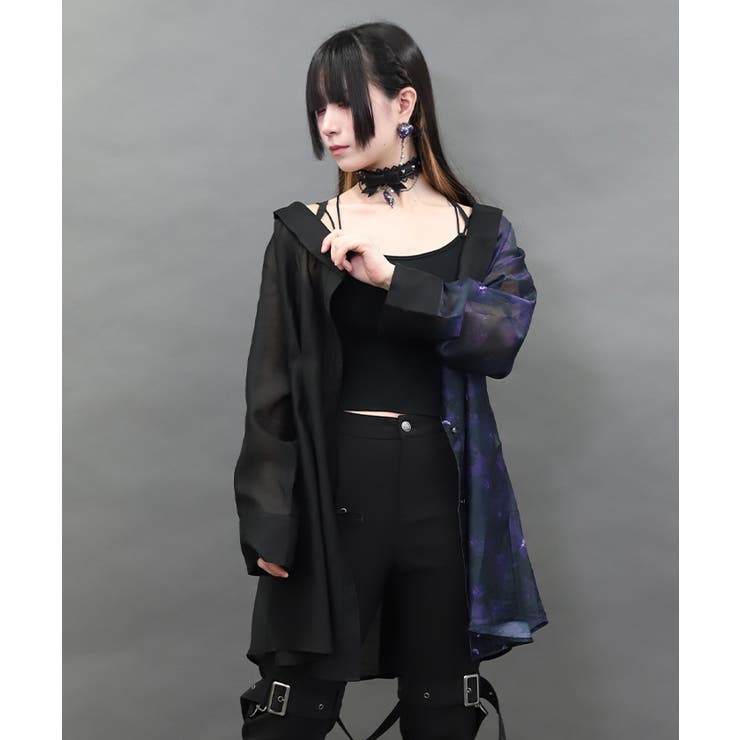 ポイズンベリーシアーシャツ | axes femme | 詳細画像4 