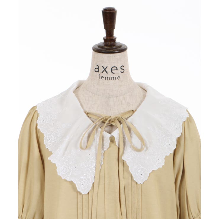 ダブルビッグ衿ブラウス | outlet | axes femme online shop