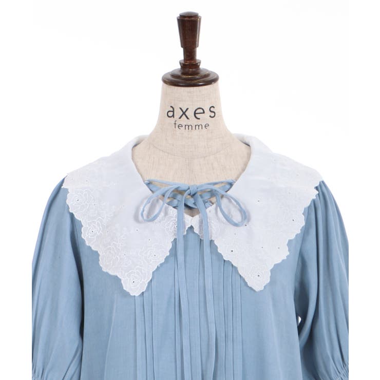 ダブルビッグ衿ブラウス | outlet | axes femme online shop