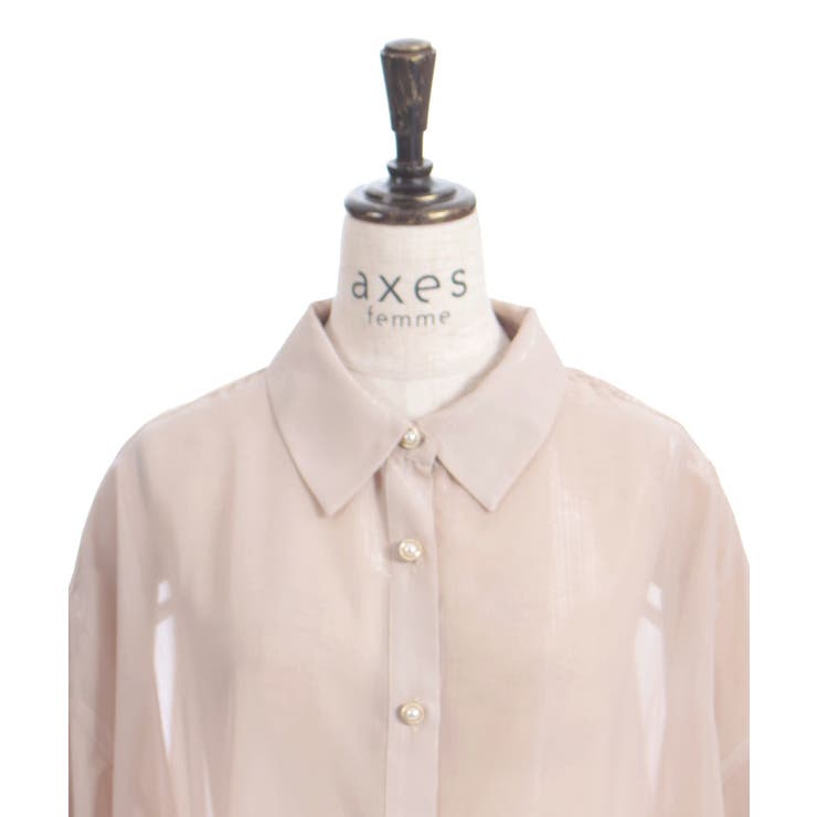 ラメシアーシャツ | axes femme | 詳細画像15 