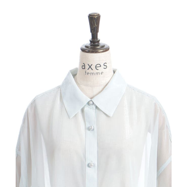 ラメシアーシャツ | axes femme | 詳細画像9 