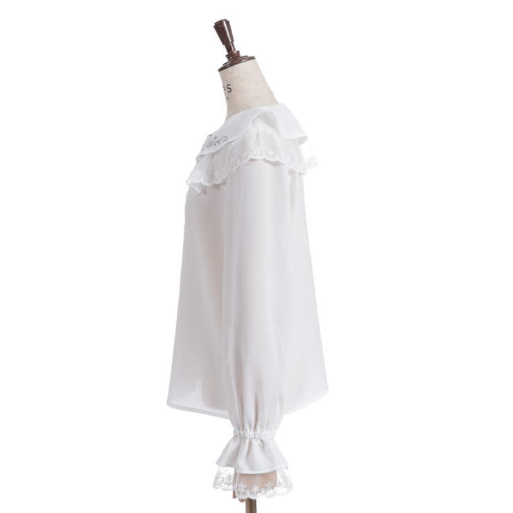 スノー・ローズ刺繍ブラウス | axes femme | 詳細画像25 