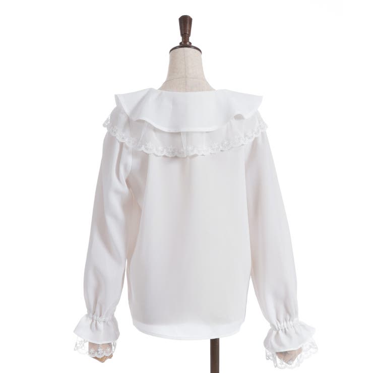 スノー・ローズ刺繍ブラウス | axes femme | 詳細画像26 