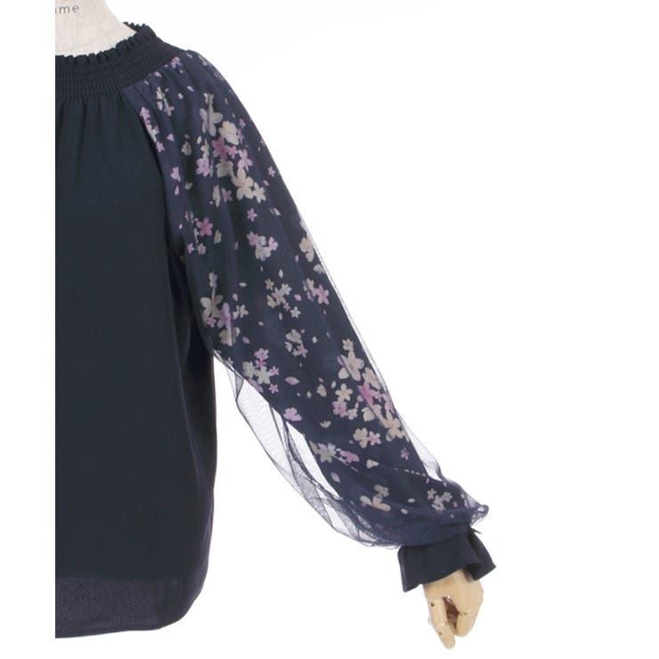 ブルーミングサクラブラウス | outlet | axes femme online shop