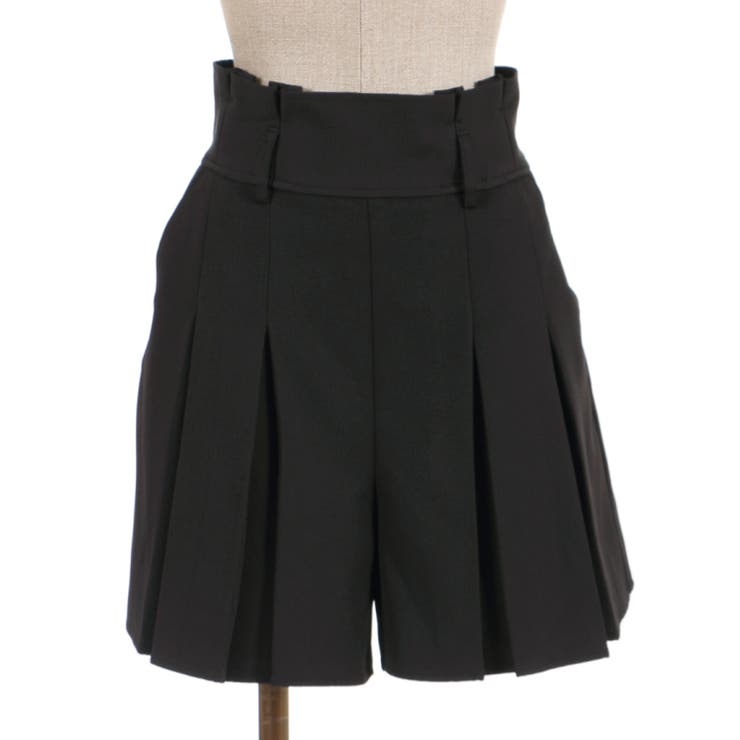 PLEATS PLEASE 黒フラッフィー　プリーツキュロット PLEATS PLEASE 黒フラッフィー プリーツキュロット パンツ