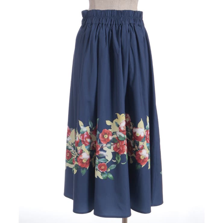 椿柄スカート | axes femme | 詳細画像11 