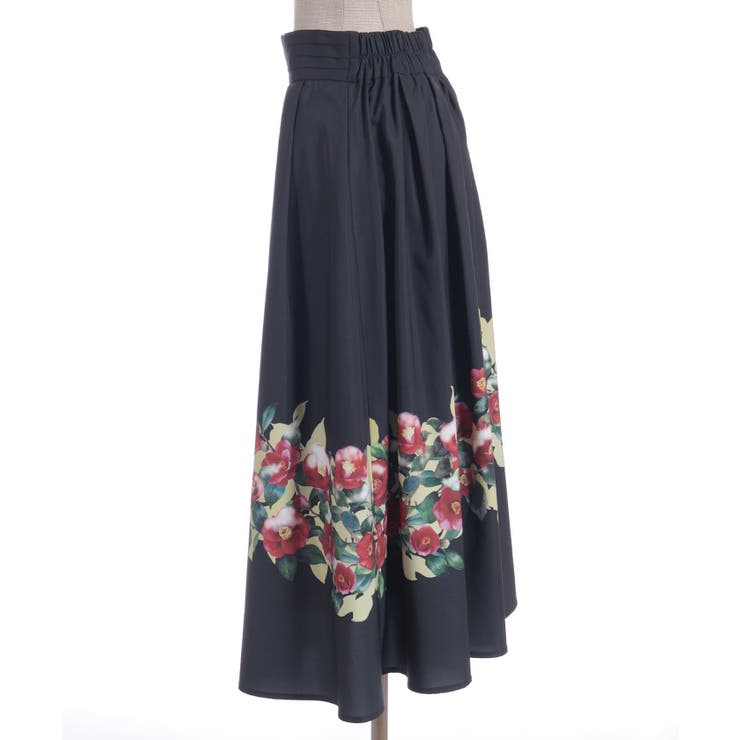 椿柄スカート | axes femme | 詳細画像16 