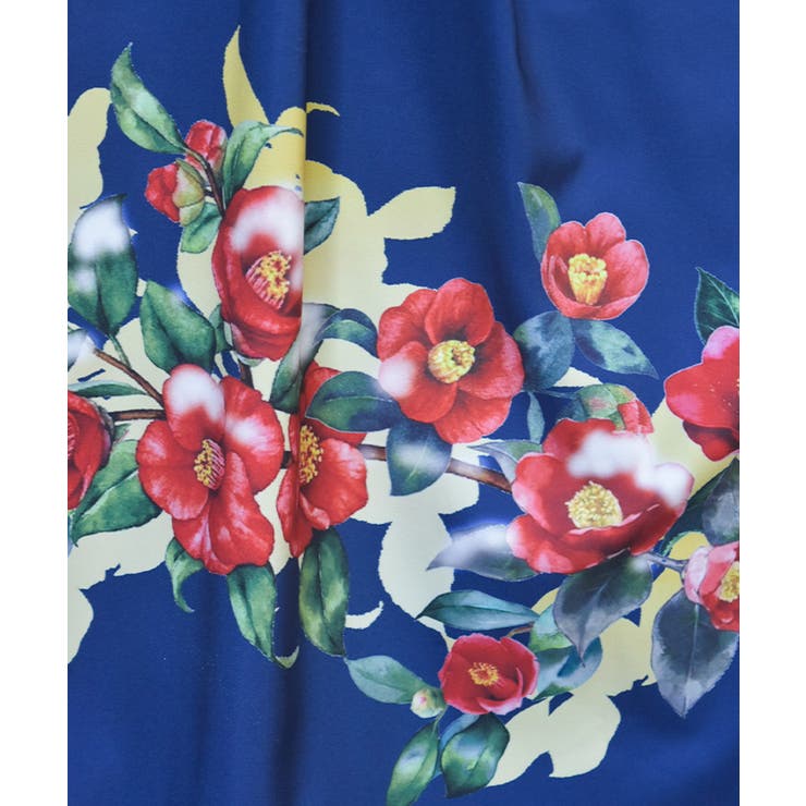 椿柄スカート | axes femme | 詳細画像7 