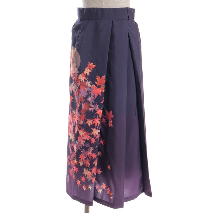 紅葉柄スカート | axes femme | 詳細画像9