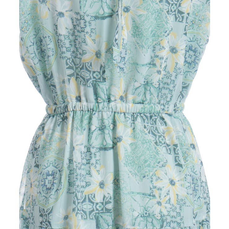 フラワー×タイル柄楊柳ワンピース | axes femme | 詳細画像28 