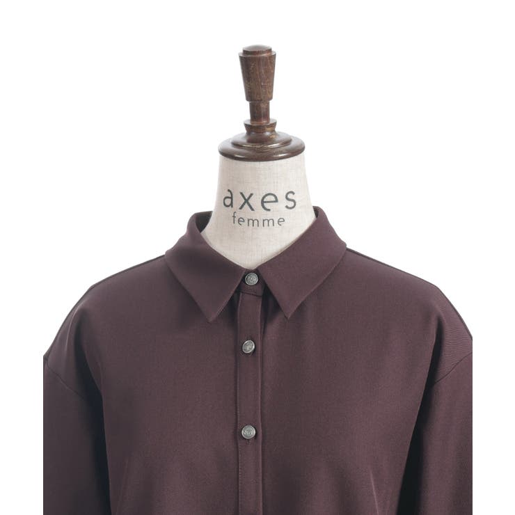 ハトメシャツチュニック | axes femme | 詳細画像19 