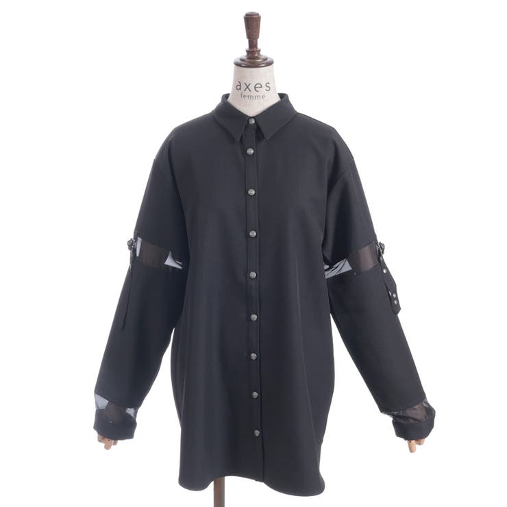 ハトメシャツチュニック | axes femme | 詳細画像24 