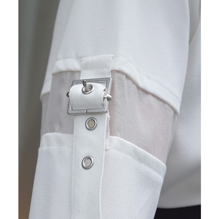 ハトメシャツチュニック | axes femme | 詳細画像4 