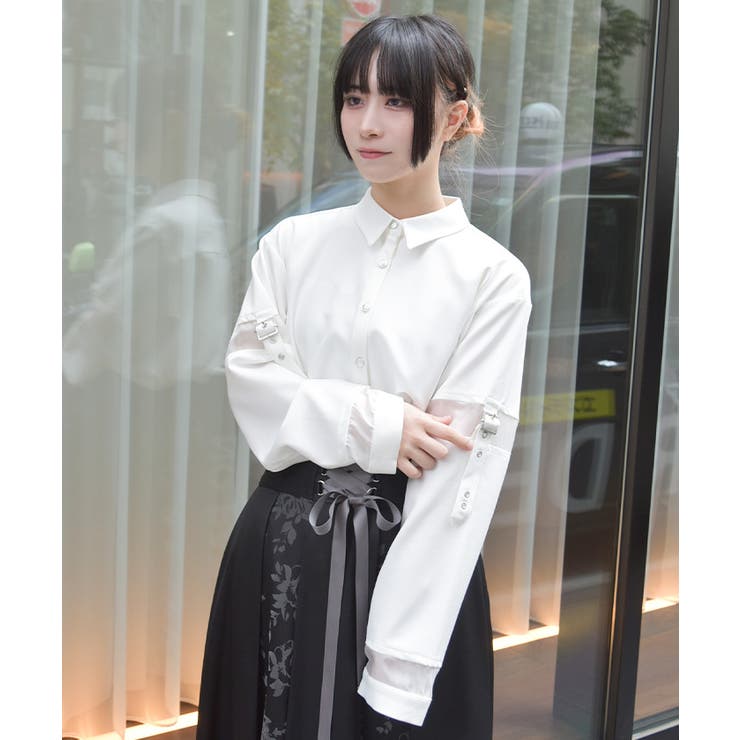 ハトメシャツチュニック | axes femme | 詳細画像8 